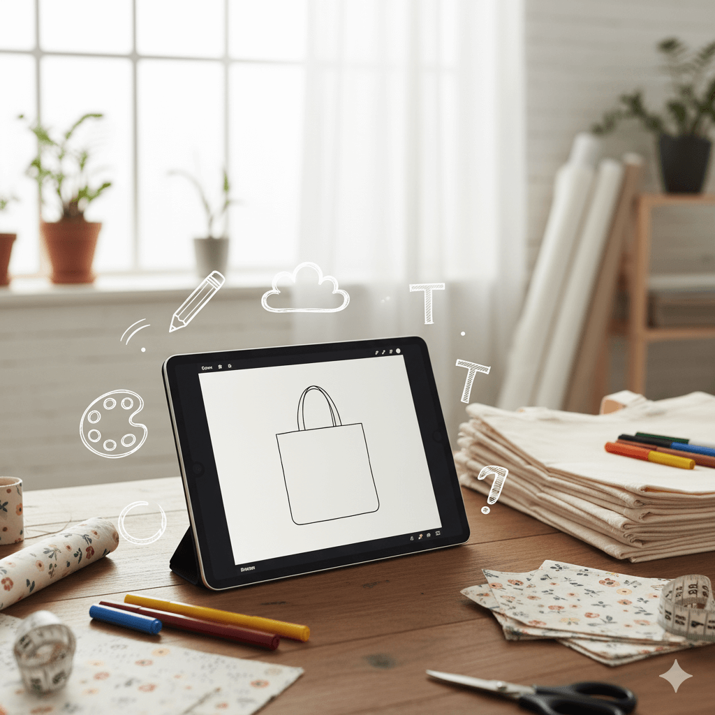 designyourown totebag emptymockup