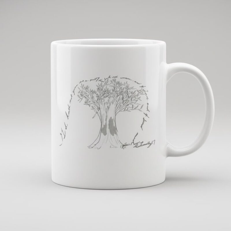 no fear tree mug original hand drawn edition (design 3a) no fear tree mug original hand drawn edition (design 3a)