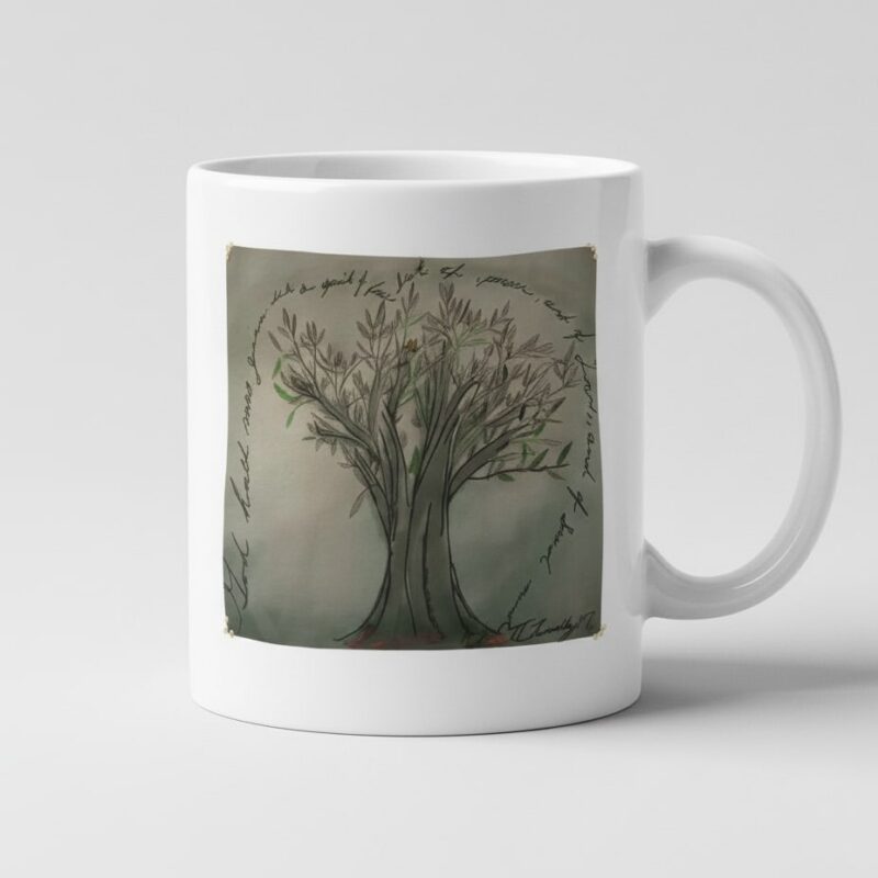 no fear tree mug digitally colored edition (design 3b)
