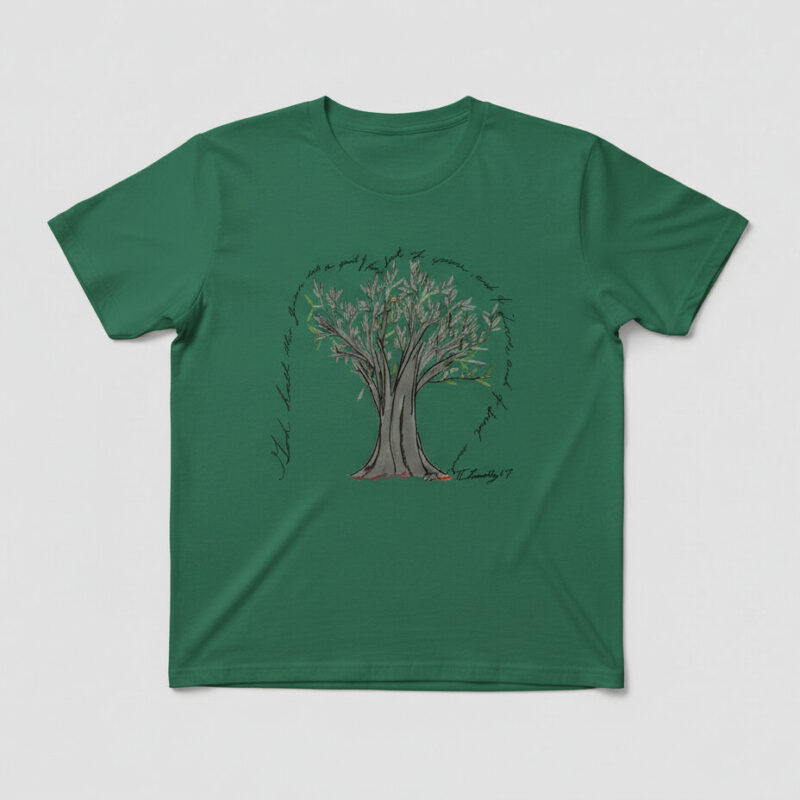 no fear tree tee – digitally colored edition